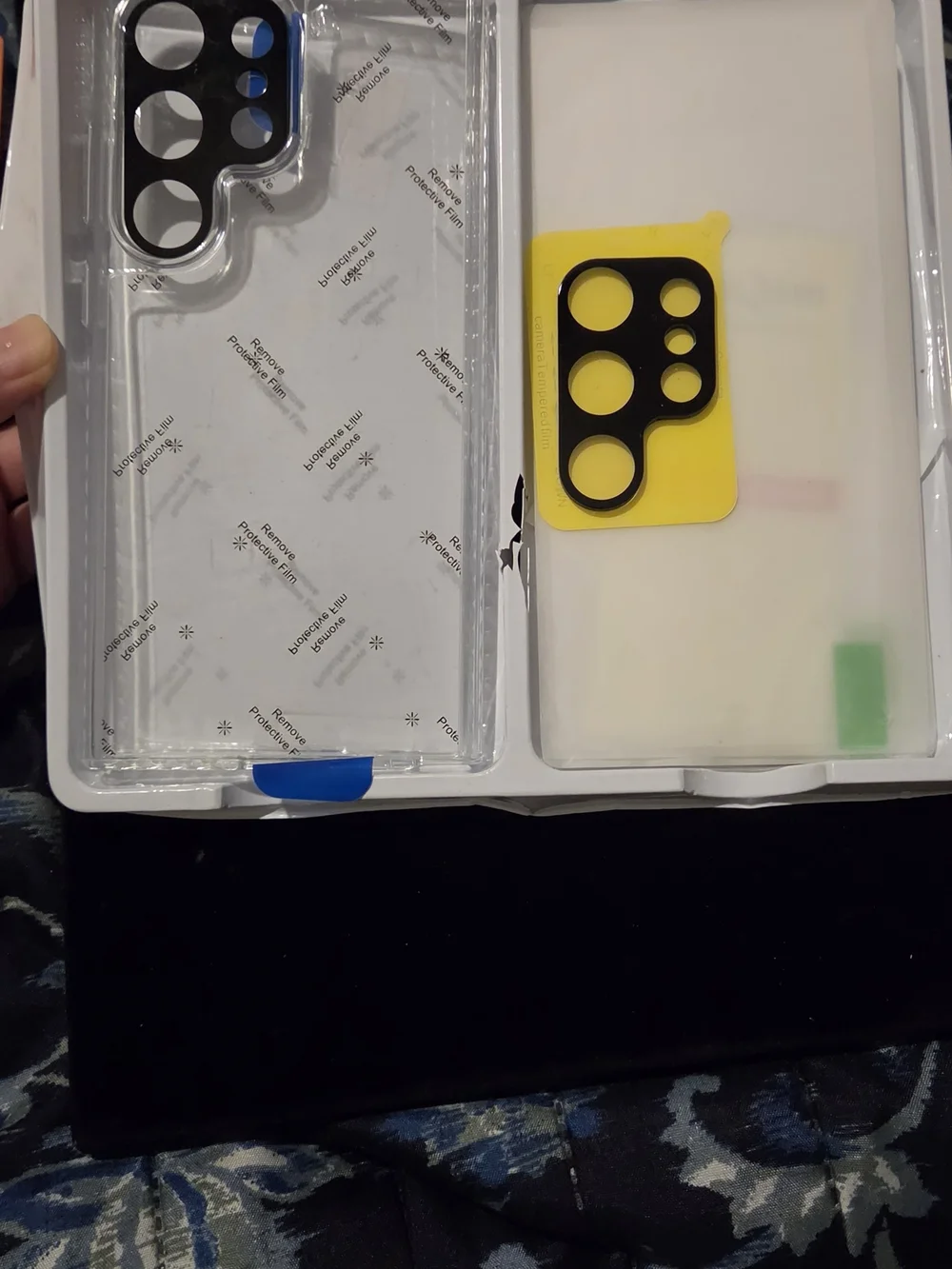 Samsung Galaxy S24 Ultra Case Clear+ screen protecter